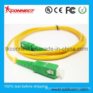 Sc/APC Simplex Fiber Optic Patchlead